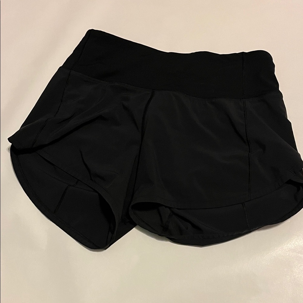 lululemon athletica Women's Black Athletic Shorts